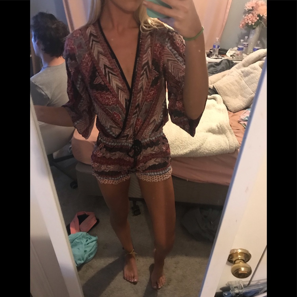 Angie Dolman Boho Romper
